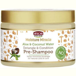 African Pride Moisture Miracle Pre-Shampoo 12 oz detangling treatment