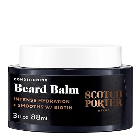 Scotch Porter Conditioning Beard Balm 3 oz. Scotch Porter Conditioning Beard Balm 3 oz for coarse beard and mustache care