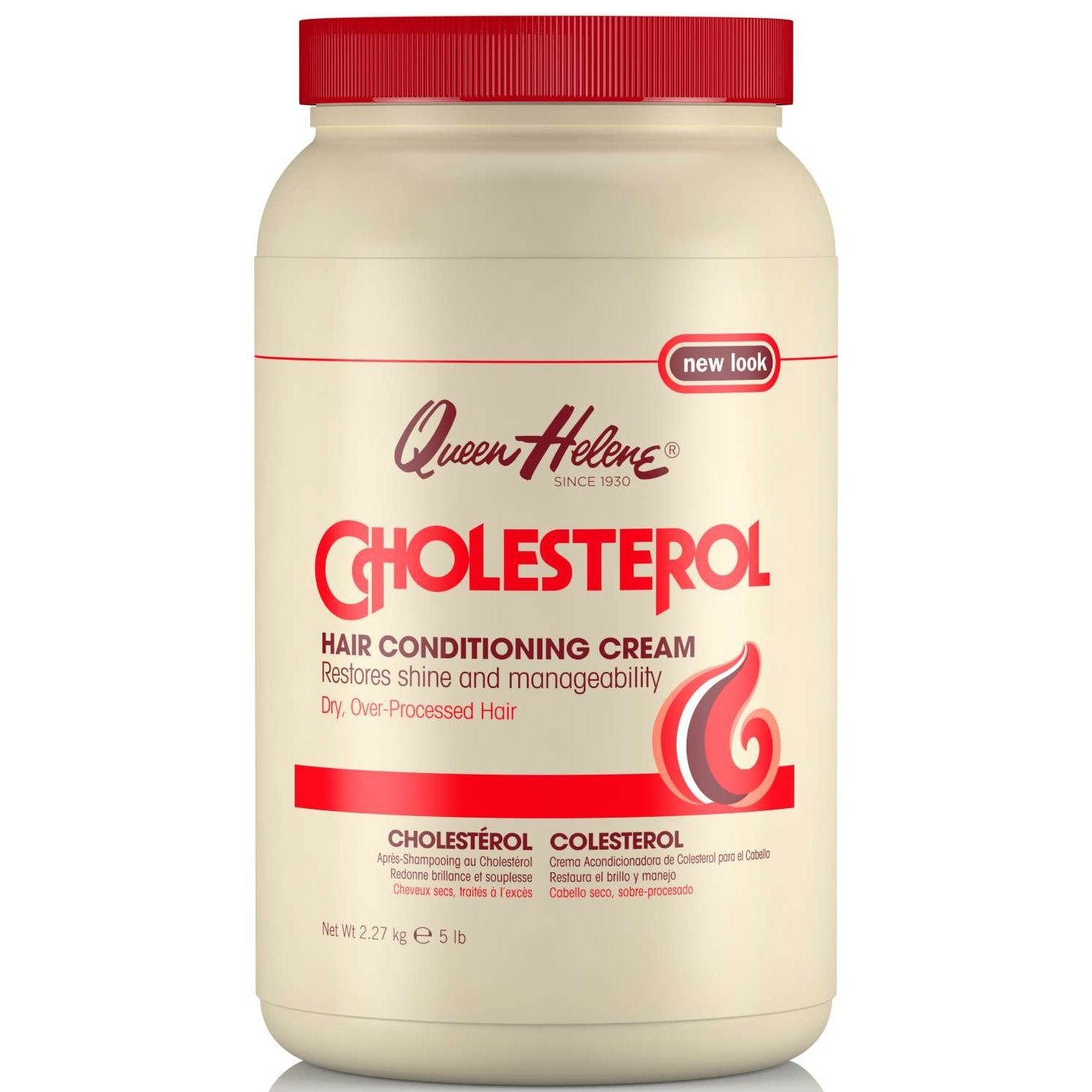 Queen Helene Cholesterol Cream Queen Helene Cholesterol Cream Conditioner 5 lb salon-size deep treatment
